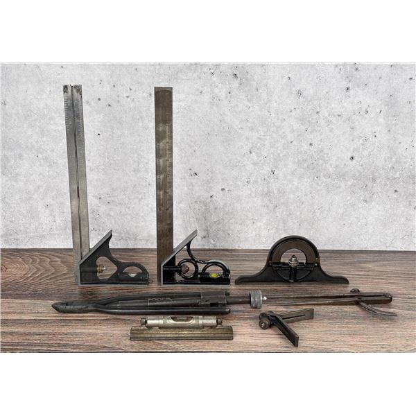 Collection of Tools Pliers and Levels