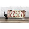 Image 1 : 1917 Saskatchewan Canada License Plate