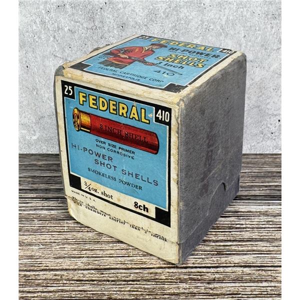 Federal Hi-Power .410 2 Piece Shotgun Shell Box