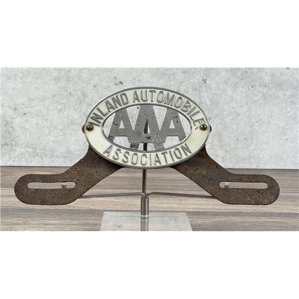 Inland Automobile Association License Plate Topper