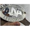 Image 3 : Inland Automobile Association License Plate Topper