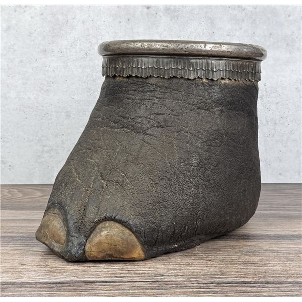 Victorian Elephant Foot Waste Basket