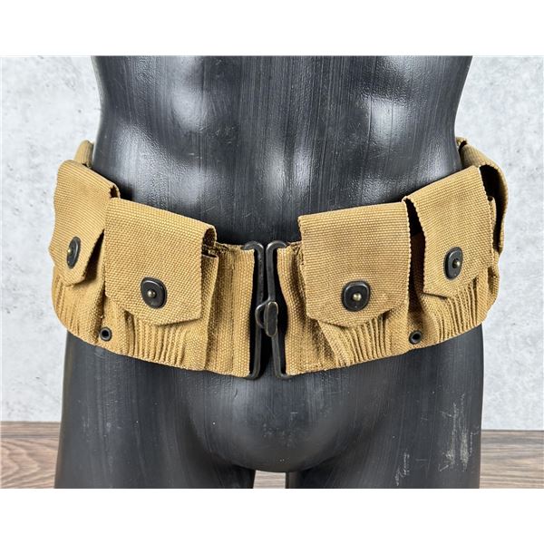 WWI WW1 Mills 10 Pocket Cartridge Ammo Belt