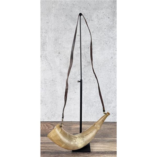 Sherman L. Hayes Hamilton Montana Powder Flask