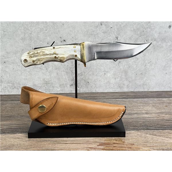 Stretch Knives Hinsdale Montana Horn Handle Knife