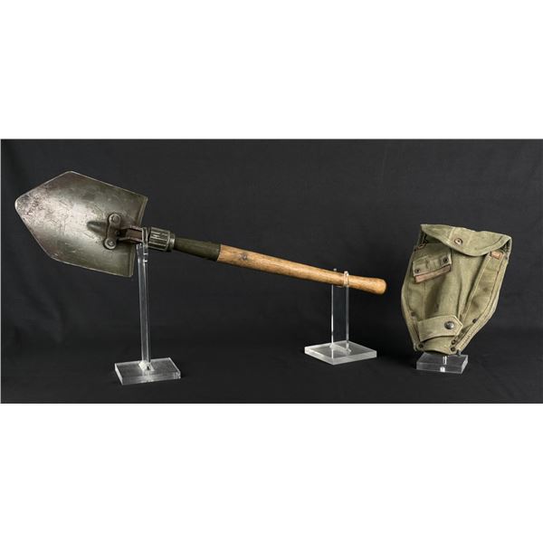 WW2 Wood 1944 Entrenching Tool Shovel