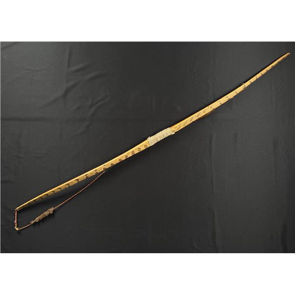 Rattlesnake Skin Covered Longbow