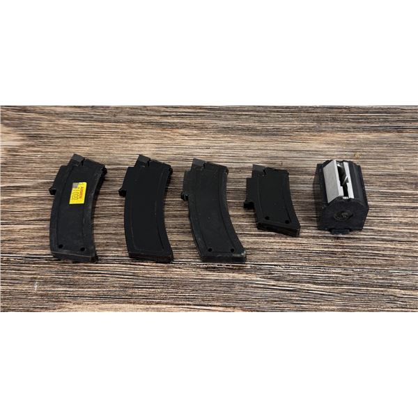 Group of .22 LR Rifle Magazines