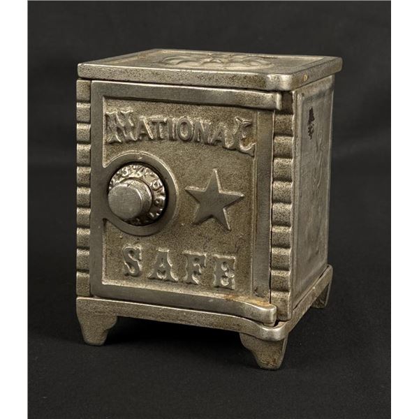 Cast Iron National Safe Combination Still Bank