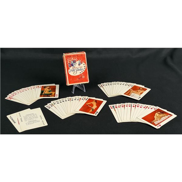 52 Art Studios Nude Centerfold Playing Cards