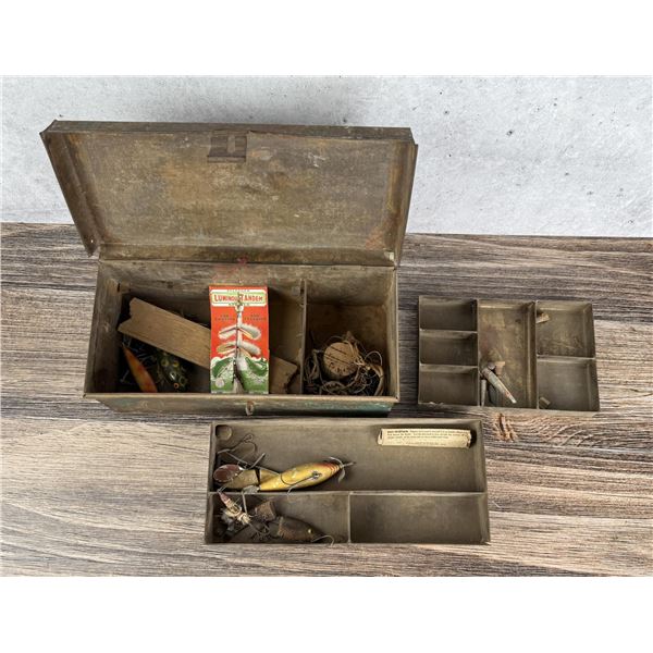 Antique Fishing Tackle Box