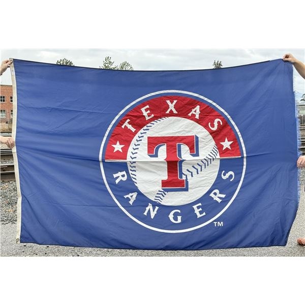 Texas Rangers Baseball Flag