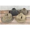 Image 3 : Collection of Wool Tweed Fedora Hats
