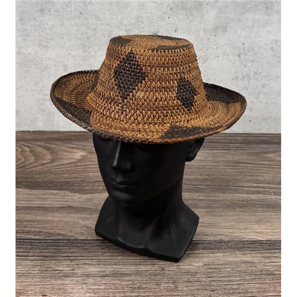 Apache Native American Indian Basket Hat