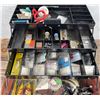 Image 3 : Vintage Fishing Tackle Box and Contents