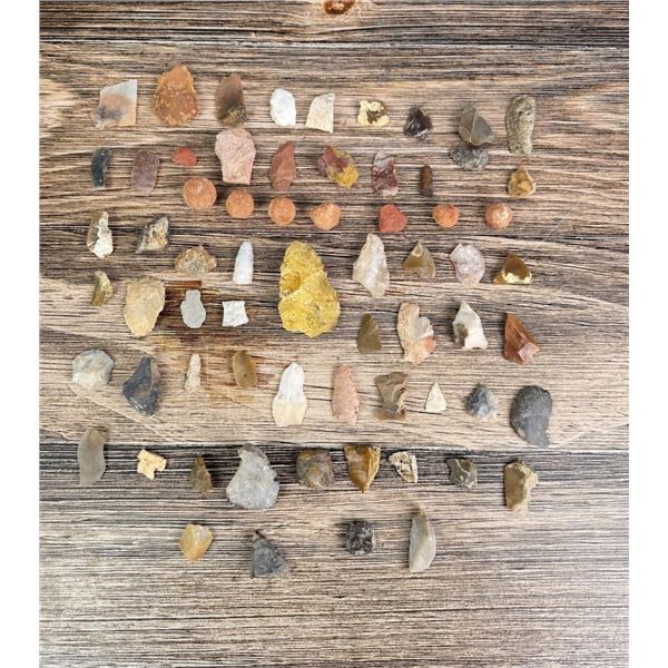 Ancient Native American Indian Arrowheads Tools