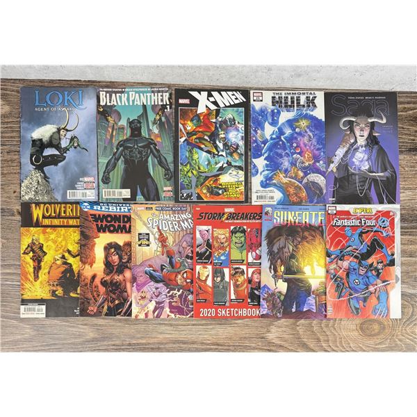 Group of Marvel Comic Books