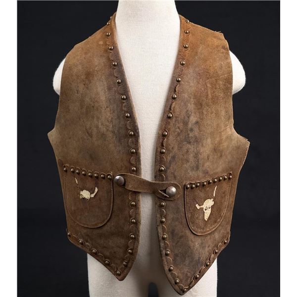 Montana Ranch Children's Leather Vest