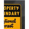 Image 4 : USFS US Forest Service Property Boundary Sign