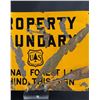 Image 4 : USFS US Forest Service Property Boundary Sign