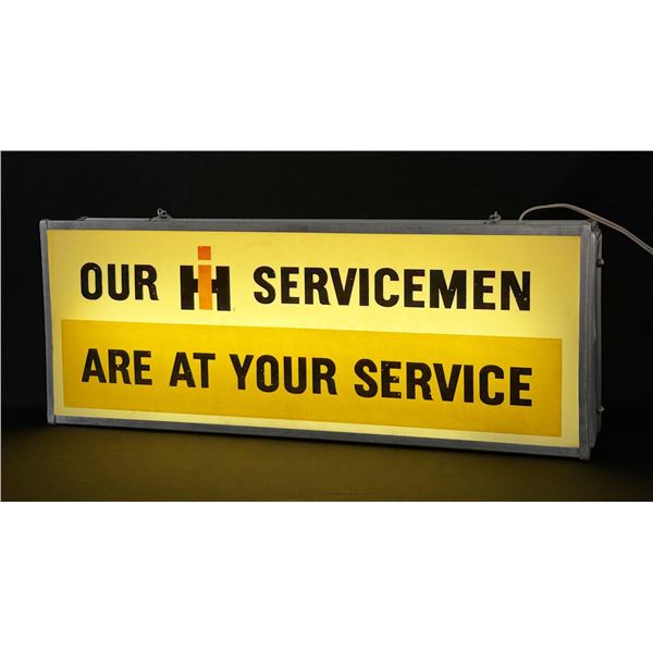 International Harvester Tractors Lighted Sign