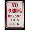 Image 1 : No Parking Beyond this Sign Street Sign