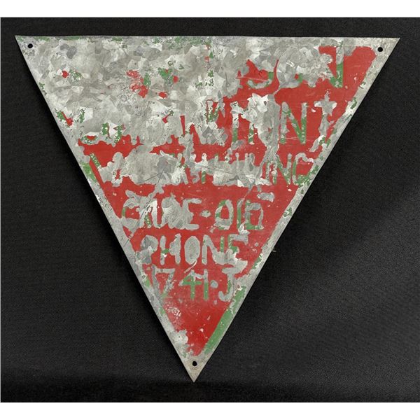 NH Nelson Cut Bank Montana Water Hauling Sign