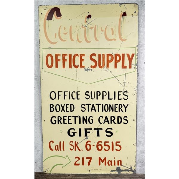 Kalispell Montana Central Office Supply Sign