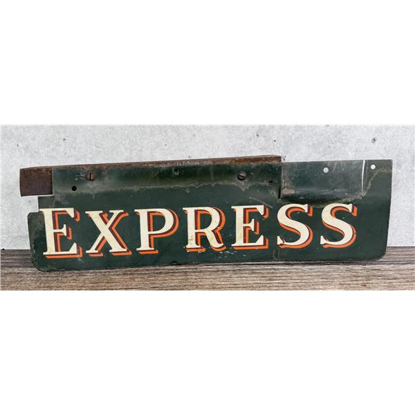 Railway Express Agency Truck Bumper Sign