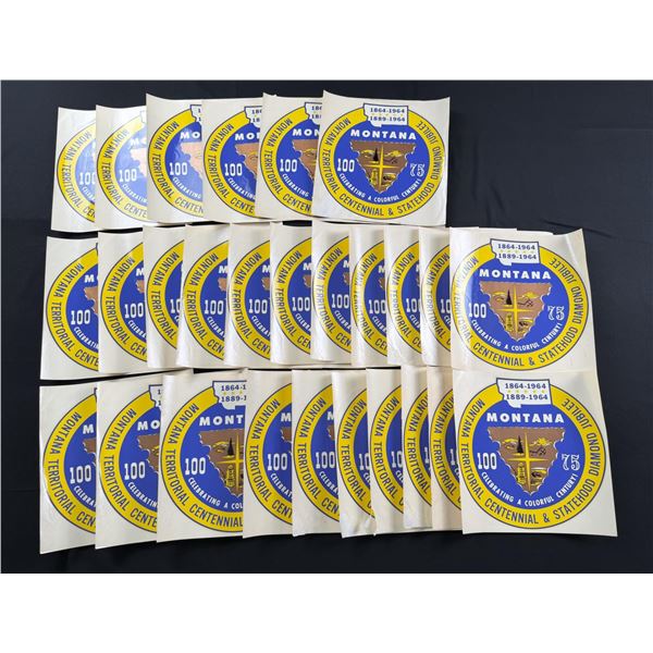 1964 Montana Territorial Centennial Decals