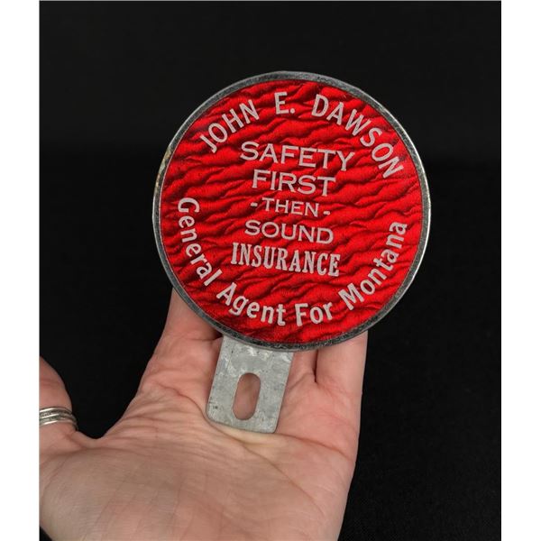 John Dawson Montana License Plate Topper