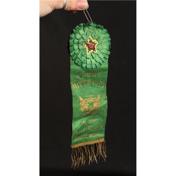 Butte City Montana Territory AOF Ribbon