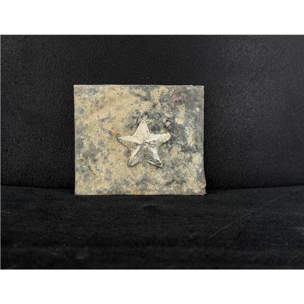 Civil War Confederate Texas Star Belt Buckle
