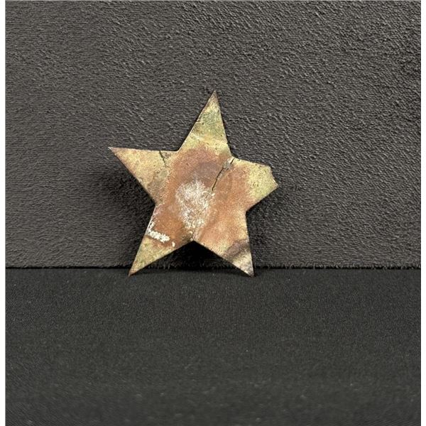 Civil War Confederate Texas Lone Star Hat Badge