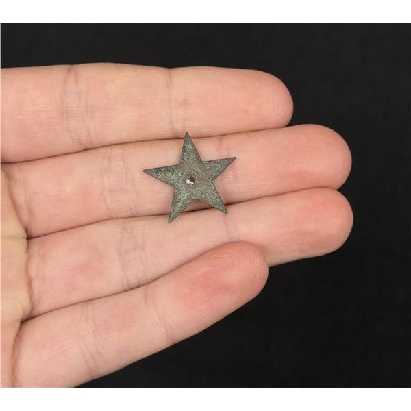Civil War Confederate Texas Lone Star Hat Badge