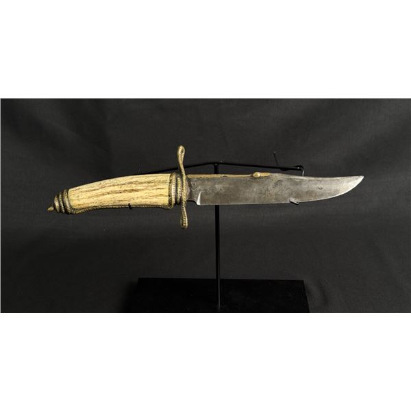 German Hunting Knife Brass Theater Modified Snake