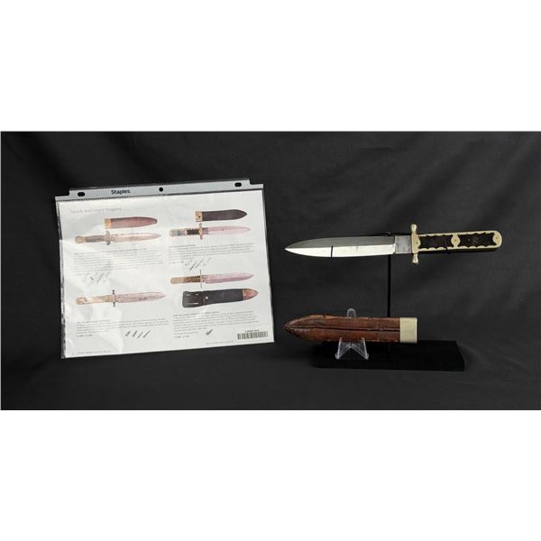 Thomas Turner Co Spear Point Dagger Knife