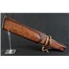 Image 1 : Tooled Leather Rifle Scabbard Case