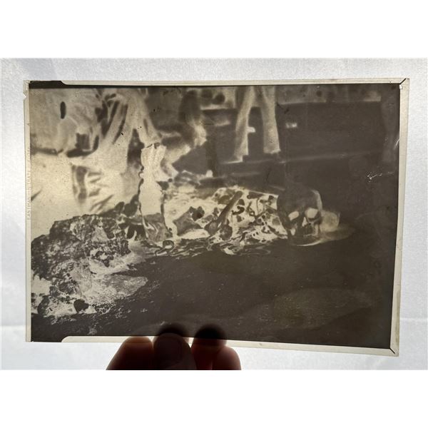 Indian Burial Mound Photo Negative