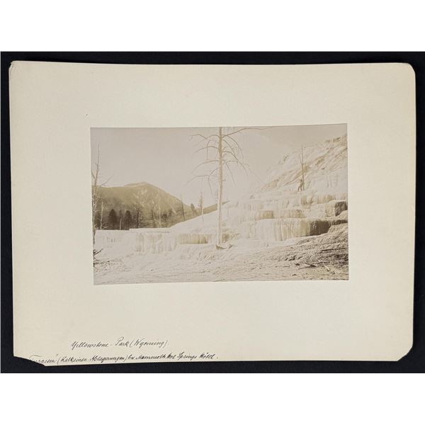 Frank Jay Haynes Yellowstone Park Cabinet Photo