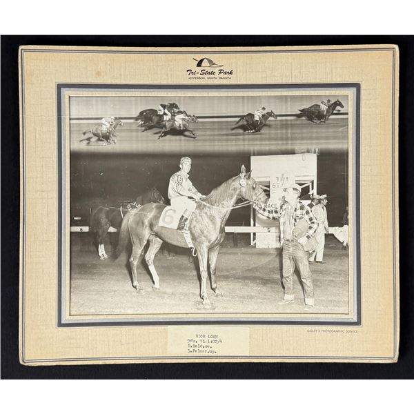 Rich Loam Racehorse Cabinet Photograph