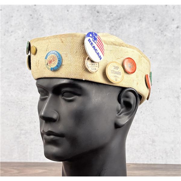 WW2 US Navy Teamster White Hat