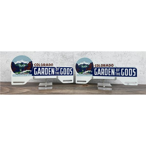 Colorado Garden of the Gods License Plate Toppers