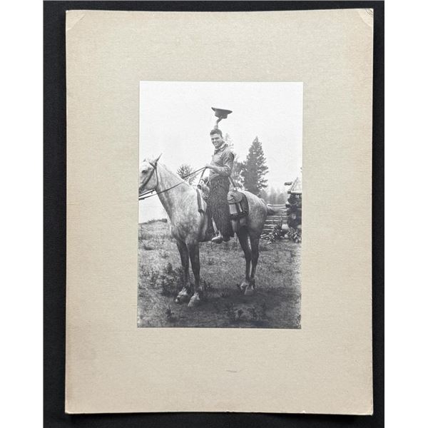 Cowboy in Wooly Chaps Photo