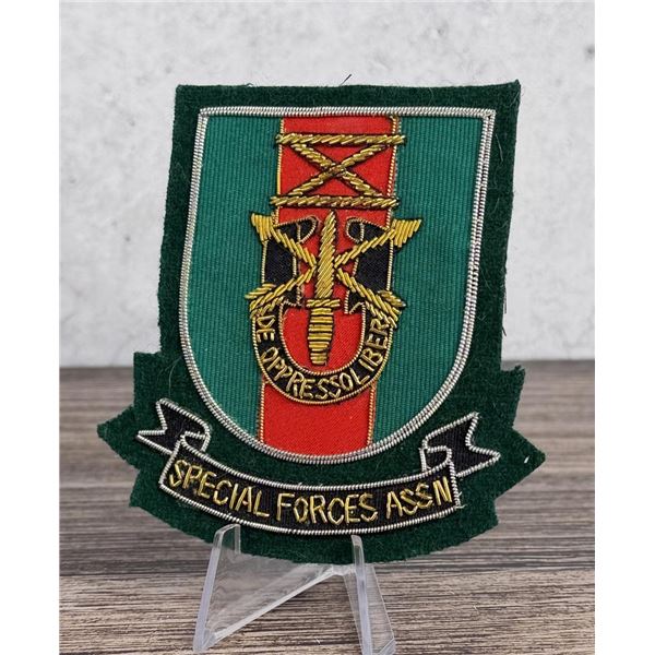 Named Vietnam War Special Forces Association Patch