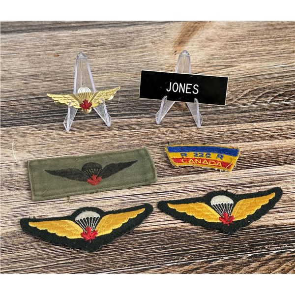 Named Vietnam War Special Forces Patch Grouping