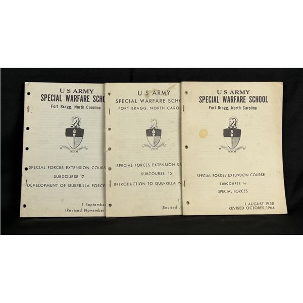 Vietnam War Special Warfare School Manuals