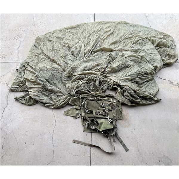 Vietnam War Green Airborne Parachute
