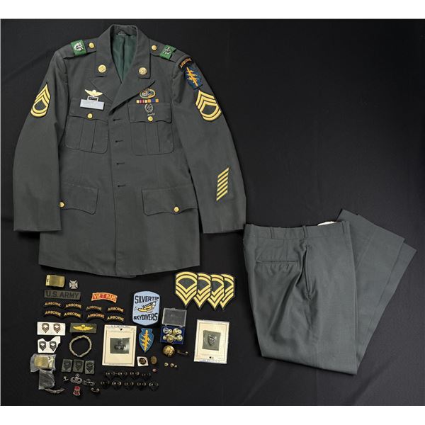 Named Vietnam War Special Forces Uniform Grouping