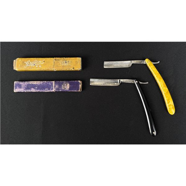 Antique Griffon Magnetic Straight Razors